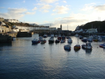Porthlevens tranquil inner harbour